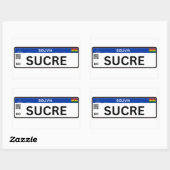 Adesivo Sucre Mercosur 長方形シール (シート)