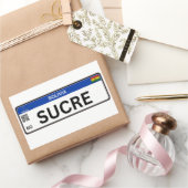 Adesivo Sucre Mercosur 長方形シール (ギフト)