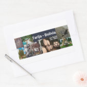 Adesivo Tarija Bolivia 長方形シール (封筒)