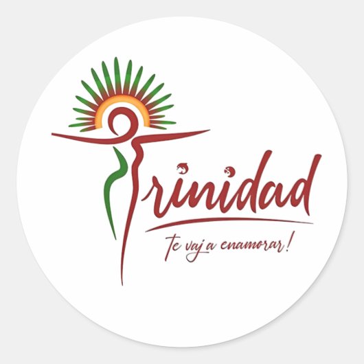 Adesivo Trinidad ラウンドシール (正面)