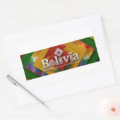 Adesivo unidos hacia el bicentenario 長方形シール (封筒)