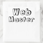 Adesivo WebMaster 長方形シール (バッグ)