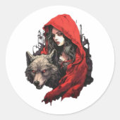 adesivos bruxas ラウンドシール (正面)