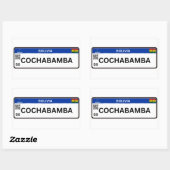 Adesivos Cochabamba Mercosur 長方形シール (シート)