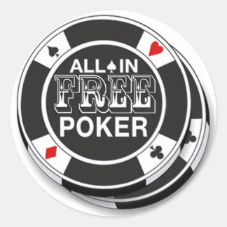 Adesivos Free Poker ラウンドシール