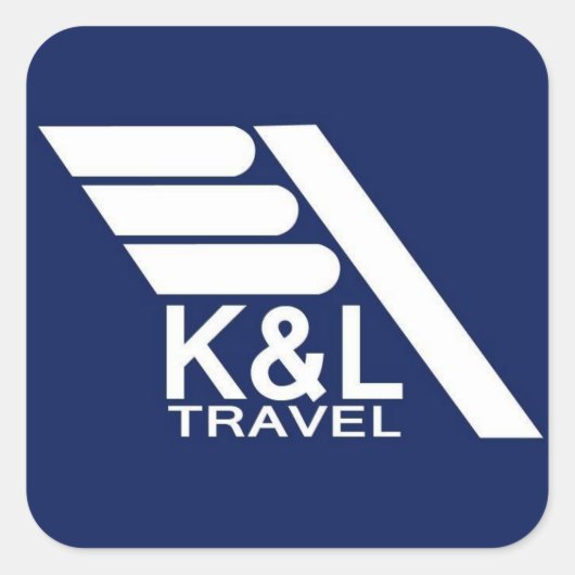 adesivos K&L旅行 スクエアシール (正面)