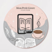 Adesivos redondos Mon Petit Livre ラベル (デザイン2)