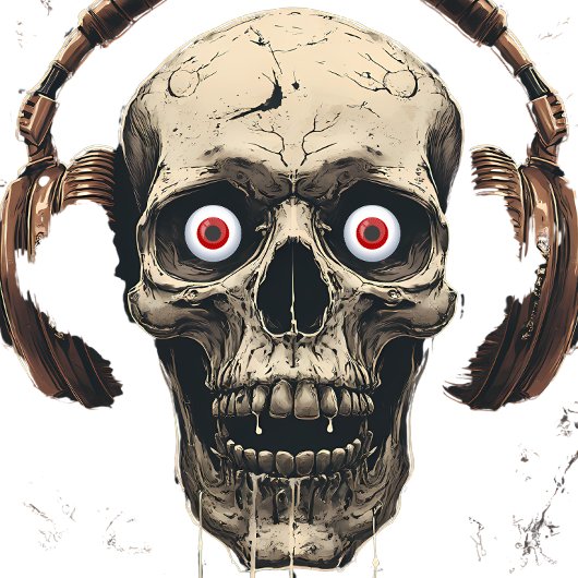 ADGMUSIC SUNO.COMスカルシリーズTシャツ Tシャツ