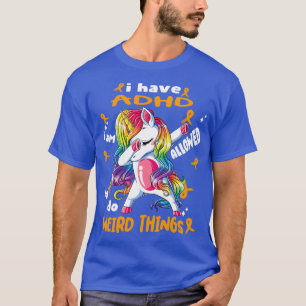 ADHDおもしろい認識度ADHD ix27mを許可 Tシャツ