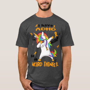 ADHDおもしろい認識度ADHD ix27mを許可 Tシャツ