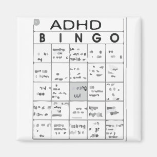 ADHDおもしろい マグネット