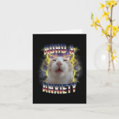 Adhdおよび不安神経多様性おもしろい間抜けミームC カード (黄色い花)