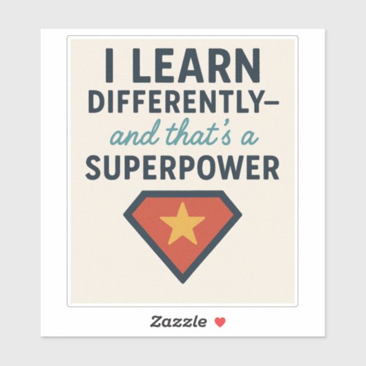 ADHDで繁栄する*私は異な学る シール (シート)