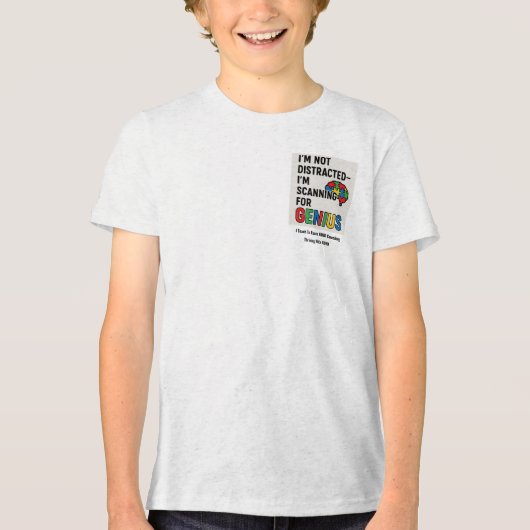 ADHDで繁栄する*私は異な学る トライブレンドＴシャツ (正面)