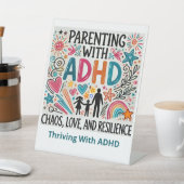 ADHDで繁栄 台座サイン (インサイチュ)