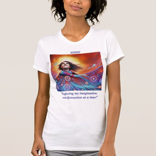 ADHDで繁栄 –  Tシャツ (正面)