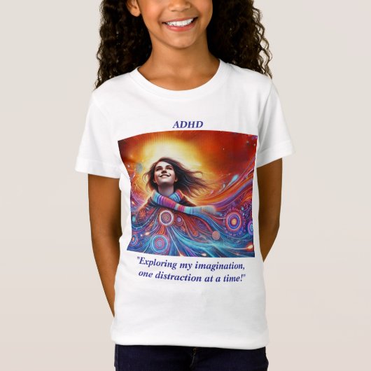 ADHDで繁栄 – Tシャツ (正面)