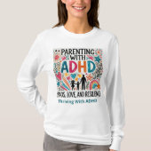 ADHDで繁栄 Tシャツ (正面)