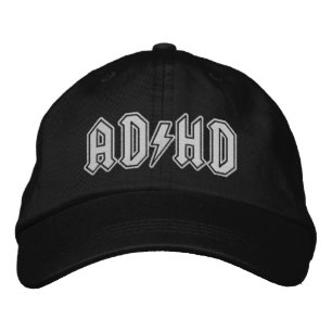 ADHDの帽子 刺繍入りキャップ