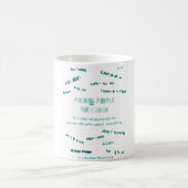 ADHDの有名人 コーヒーマグカップ (中央)