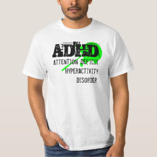 ADHDの注意欠陥の活発性過度の無秩序 Tシャツ