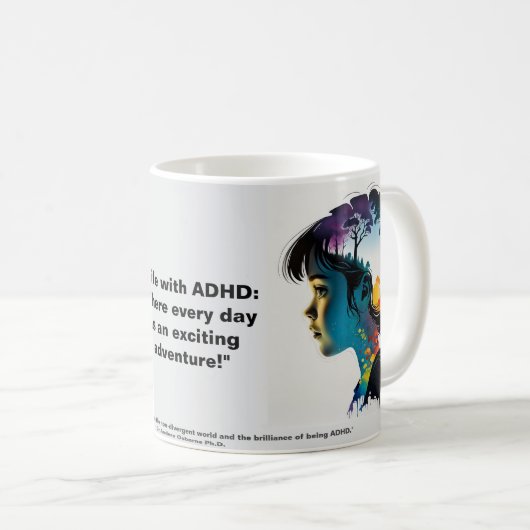 ADHDの輝き コーヒーマグカップ (正面右)