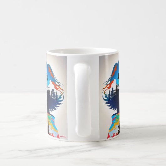 ADHDの輝き コーヒーマグカップ (ハンドル)