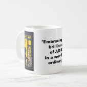 ADHDの輝き コーヒーマグカップ (正面左)