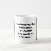 ADHDの輝き コーヒーマグカップ (中央)