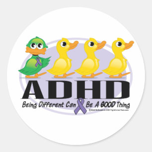 ADHDの醜いアヒルの子 ラウンドシール
