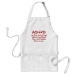 ADHDはもっと考えます スタンダードエプロン