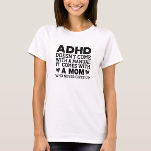ADHDは手来動を持たない Tシャツ
