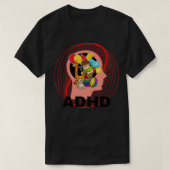 ADHDは素晴らしい子供の認識度ADHD Tシャツ (デザイン正面)