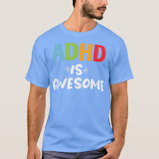 Adhdは素晴らしかわいい家族の贈り物 Tシャツ