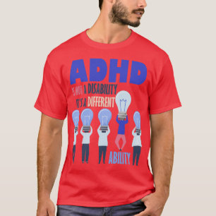 ADHDは障害ではないItx27sアビリ違うット Tシャツ