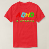 adhdは21素晴らしである tシャツ (デザイン正面)