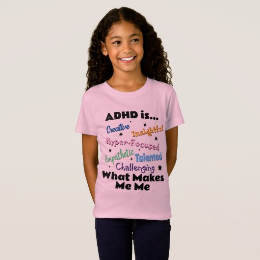 ADHDは…女子Tシャツ Tシャツ (正面フル)