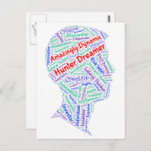 ADHDやる気を起こさせるクリエイティブはがき感動的 ポストカード (正面/裏面)