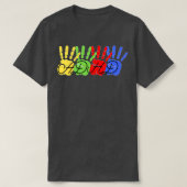 ADHDカラフル Tシャツ (デザイン正面)