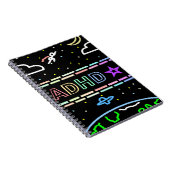 ADHDジャーナル 子供向け 宇宙テーマのノートブック ノートブック (右側)