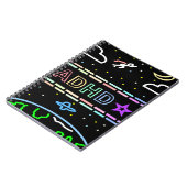 ADHDジャーナル 子供向け 宇宙テーマのノートブック ノートブック (左側)