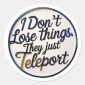 ADHDステッおもしろいカー – 神経発散心のための ラウンドシール (正面)