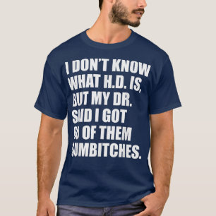 ADHDテおもしろいイ80得のサムビットチ Tシャツ