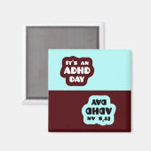 ADHDデイマグネットだ マグネット (正面/裏面)