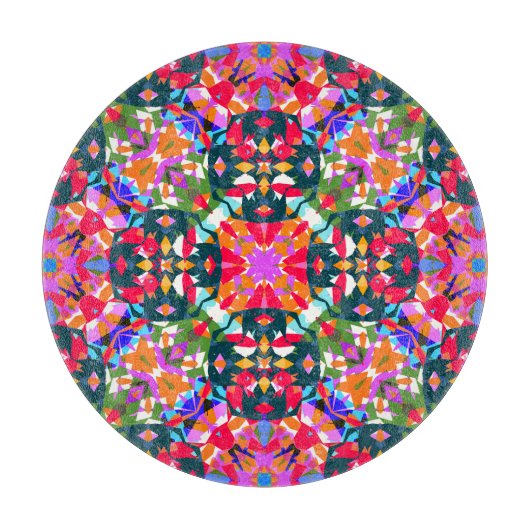 ADHDドーパミンブースト陽性パターカラフルン カッティングボード (正面)