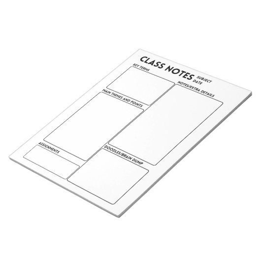 ADHDノートの取得  ノートパッド (アングル)