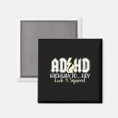Adhdハイウェイに見るリスおもしろいレル愛好家ペット マグネット (正面/裏面)