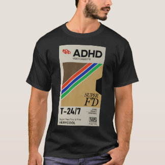 Adhdビデオカセット247 Tシャツ