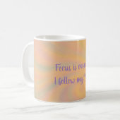 ADHDフォーカスが過大評価されている。私の後を追スパンマグ コーヒーマグカップ (正面左)