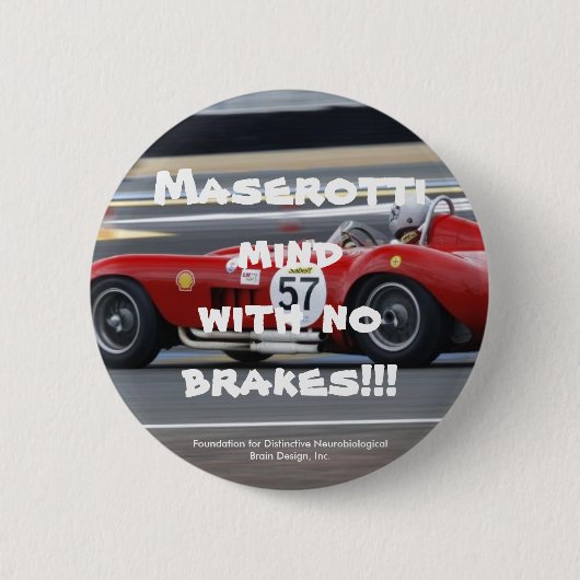 ADHDボタン 缶バッジ (正面)